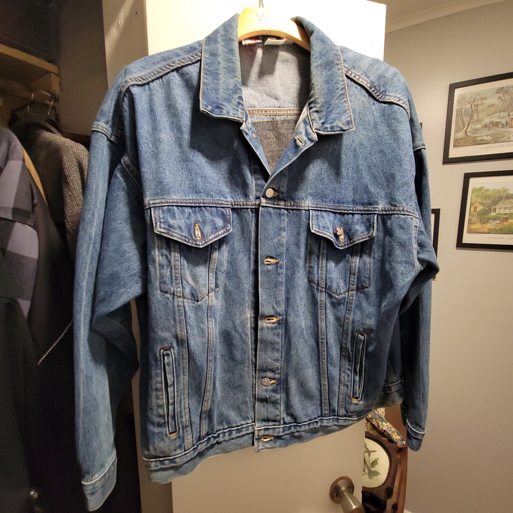 Source Unknown Men's Classic Blue Denim Jacket